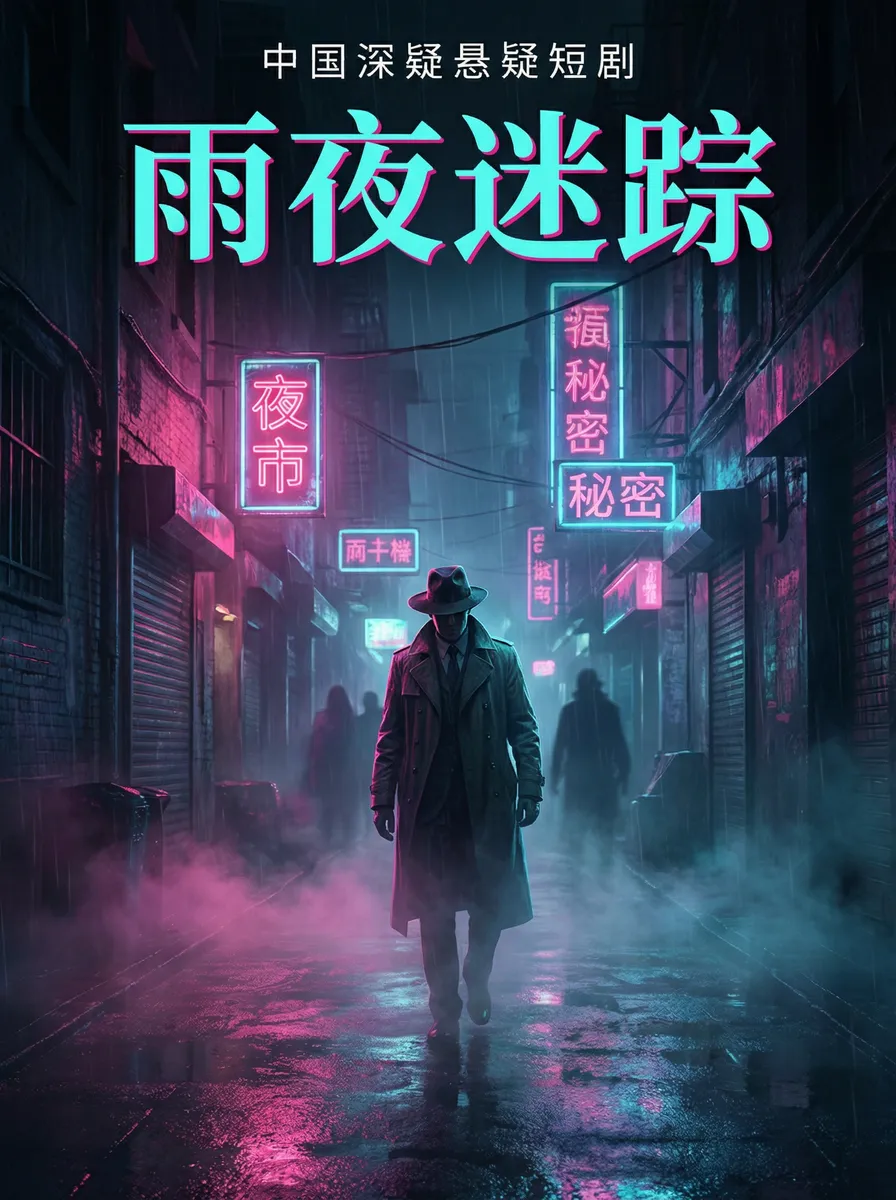 蜜桃社区 悬疑追踪短剧 - 雨夜迷踪海报
